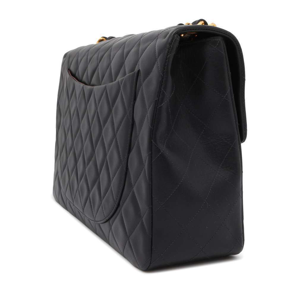 Chanel Big Bag Mark Double Black Shoulder Matelasse Chain Coco